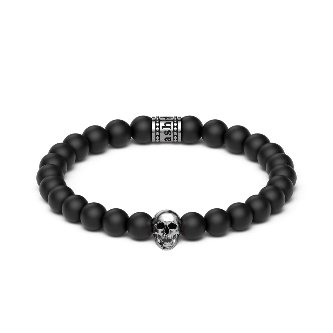 Beaded Bracelet "Memento Mori" (8mm)