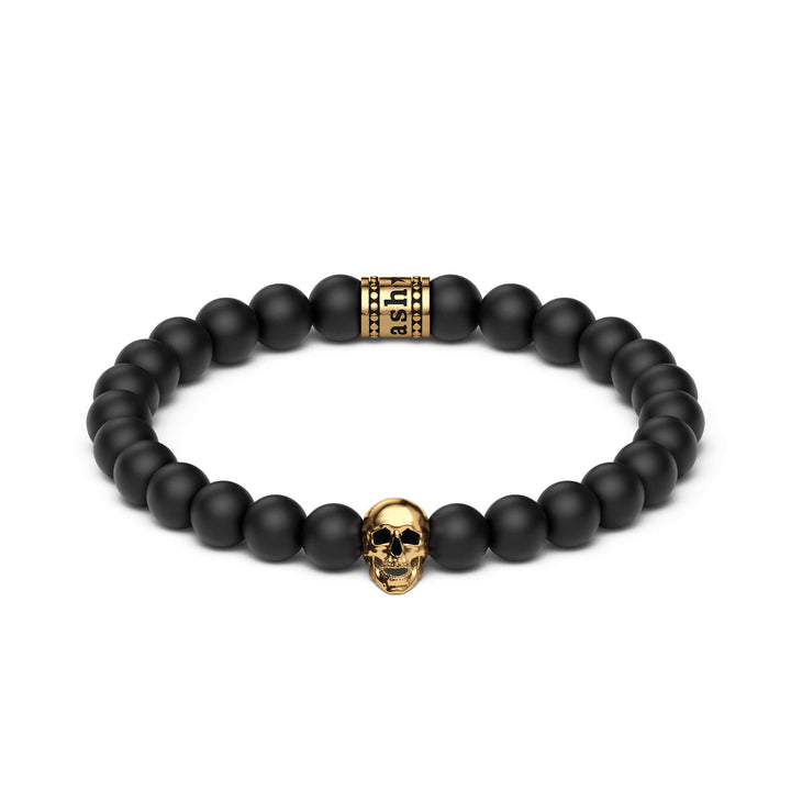 Beaded Bracelet "Memento Mori" (8mm)