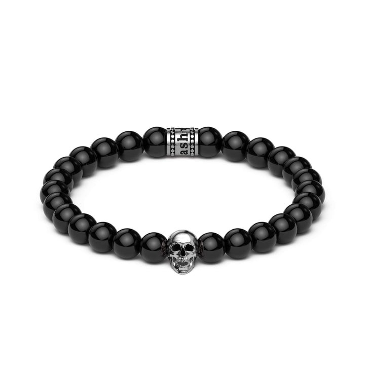 Beaded Bracelet "Memento Mori" (8mm)