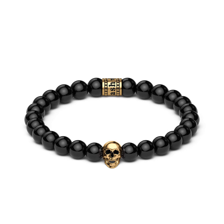 Beaded Bracelet "Memento Mori" (8mm)