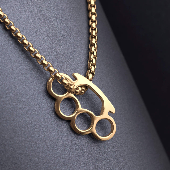 Wisiorek srebrny "Brass Knuckles"